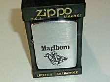 Marlboro " Cowboy Horseman (Cavalier) " Zippo Briquet - de Tempête - 1994 - Rare