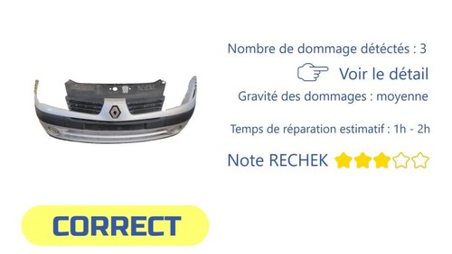 Pare choc avant renault - avant, clio