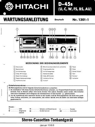 Service manuel instructions - manuel, d'instructions