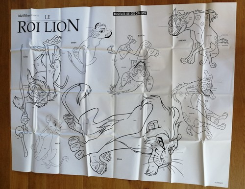 Roi lion walt disney - walt,