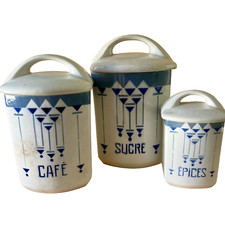 3 Pots à épices anciens