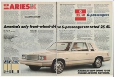1981 DODGE ARIES K 4-page