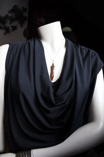Tiger eye necklace - tiger,