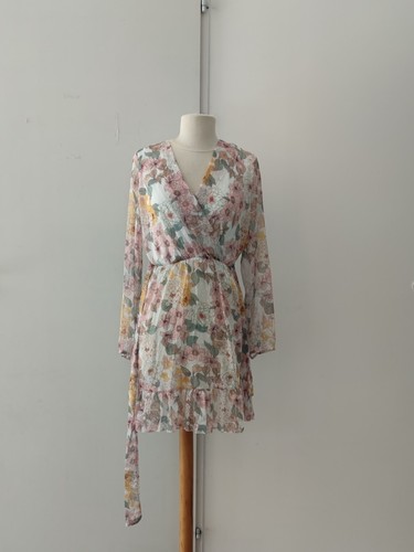 Robe courte fleurie made - made, in