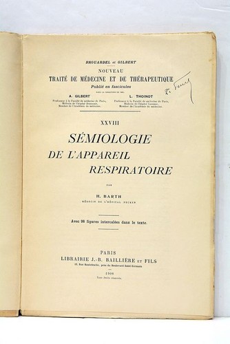 Barth sémiologie appareil - sémiologie,