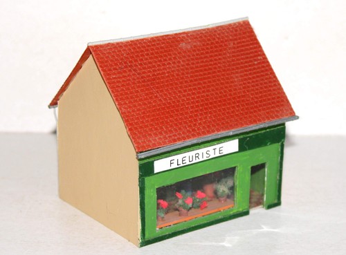 Maquette fleuriste magasin - maquette,