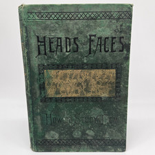 1887 Antique Phrenology Book