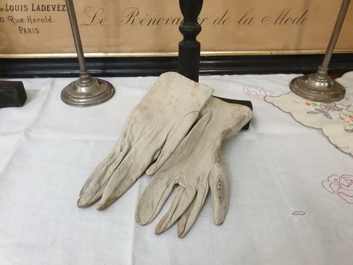 Ancienne paire gants - ancienne, de