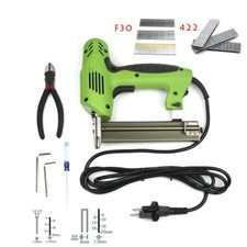 2 en 1 Cadrage Agrafeuse Électrique Clous Agrafeuse 220 V Outils Électriques