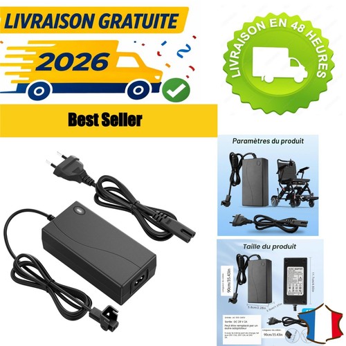 Adaptateur secteur 29v - adaptateur, 2a