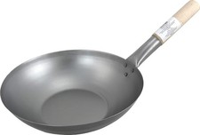 WOK / POÊLE EN FONTE / GRIS