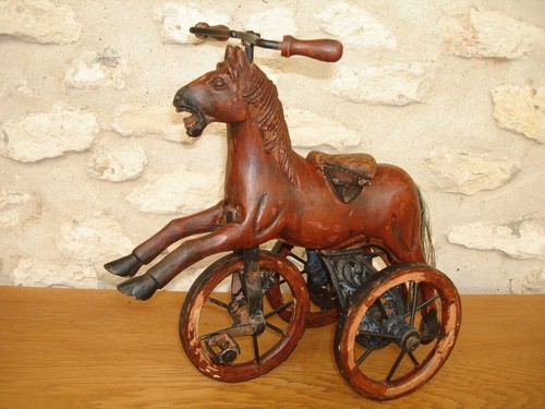 Jouet ancien bois métal - ancien,