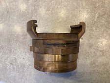 raccord pompier symetrique guillemin diametre 100 en laiton et bronze