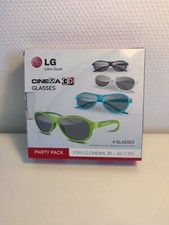 Lunettes LG 3D, 4 glasses