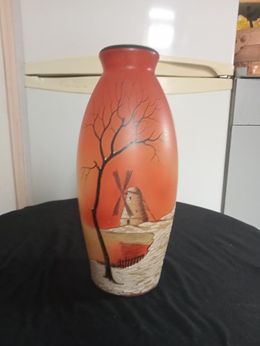 Vase legras émaillé 1900 - vase,