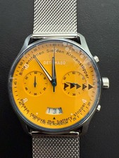 New Detomaso SORPASSO CHRONOGRAPH D02-38 watch with mesh Milanese band