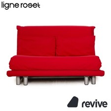 Ligne Roset Multy Tissu Canapé Lit Rouge Deux Places Canapé Fonction Lit