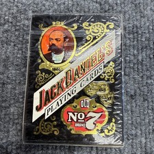 JACK DANIELS OLD NO. 7 POKER-SIZE PLAYING CARDS Vintage 1994 COMPLETE NIB Unopen