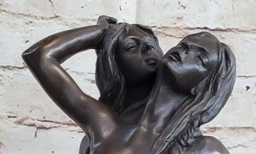 Sculpture bronze nue statue - en,