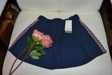 jupe neuve catimini bleu marine 4 ans  doublee comme de la dentelle