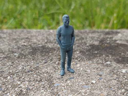 Diorama homme debout - :,