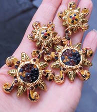 Clip D'oreille vintage Dorée