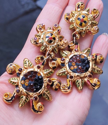 Clip oreille vintage dorée - vintage,