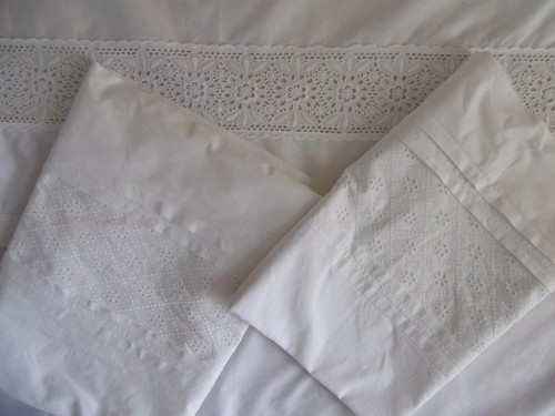 Drap taies vintages - +, 2