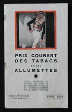 Catalogue 1939 Prix courant