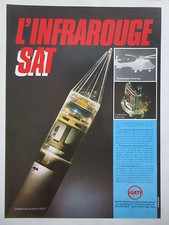 2/1987 PUB SAT INFRARED THERMOGRAPHY MILITARY MISSILE SATCP FRENCH AD