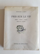 PÊCHE  - PRIS SUR LE VIF - Charles C. RITZ Ombres Truites Saumons - 1953