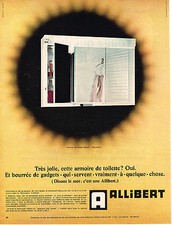 ADVERTISING 1966 ALLIBERT toilet cabinet