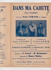 JAVA (ACCORDÉON) PARTITION DANS MA CAHUTE CYRANO GARDONI PUIG GALIARDIN DUFAS