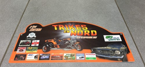 Plaque pvc rallye 2em edition - plaque,