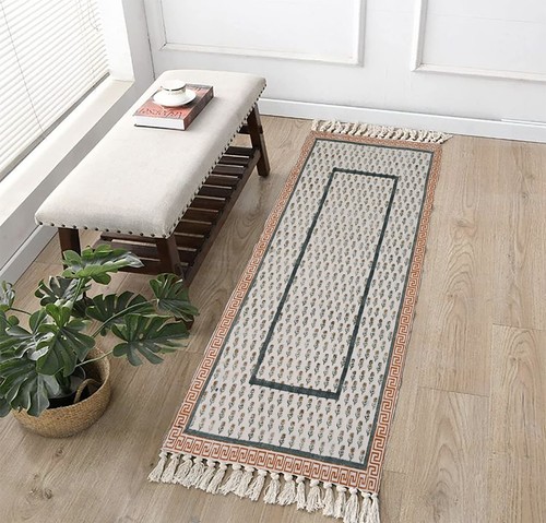 Tapis dhurrie coton - dhurrie,