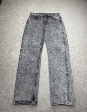 VTG Levis 501 Jeans Men 31x32 Fits (30x31) Gray Acid Wash Denim Straight 90s USA