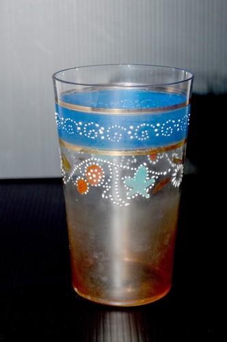 Verre émaillé 1950 xxe - 1950,