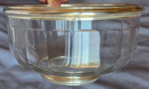 Saladier art déco - , cristal