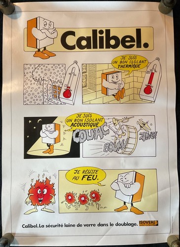 Affiche calibel isover - affiche,