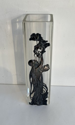 Ancien jugendstil vase - , verre
