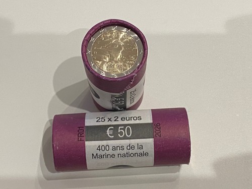 Rouleau violet unc euros - violet,