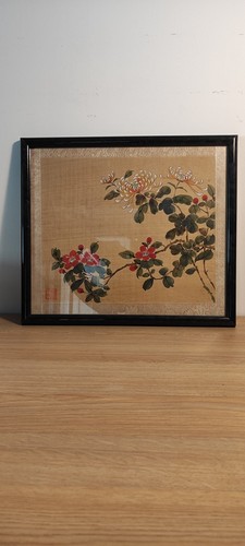 Peinture sur soie chinoise - sur,
