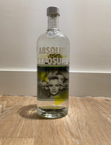 Absolut vodka exposure 1000ml - absolut,