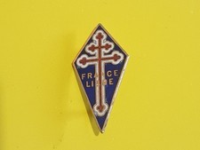 Insignia FNFL France Libre Manufacture FRENCH perch or coffin WW2