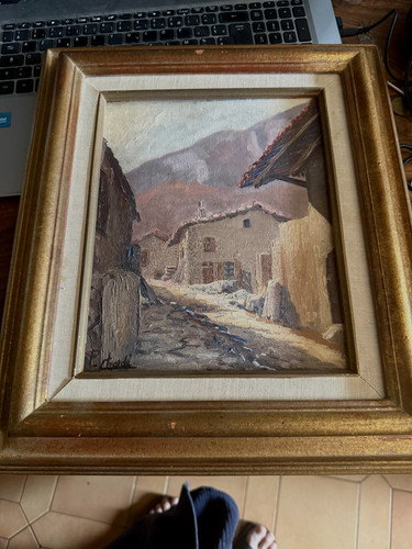 Tableau ancien paysage - ancien,