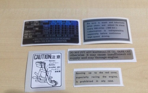Suzuki 1972 gt380j warning - suzuki,