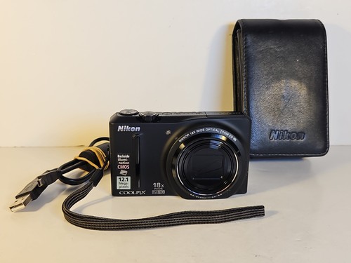 Nikon coolpix s9100 - nikon, noir