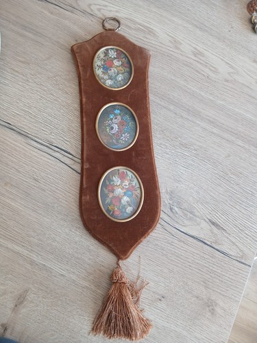 Triptyque peinture miniature