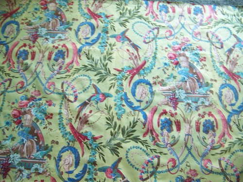 Sueprbe ancien coupon - de, tissu