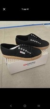 Superga 2730 Cotropew - Baskets Espadrilles Noires 🖤